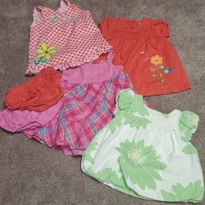 Set of 4 dresses/tops